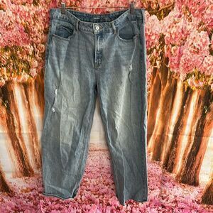 NWOT Old Navy Extra High-Rise Sky-Hi Wide Leg Secret Smooth Pocket Jeans 14